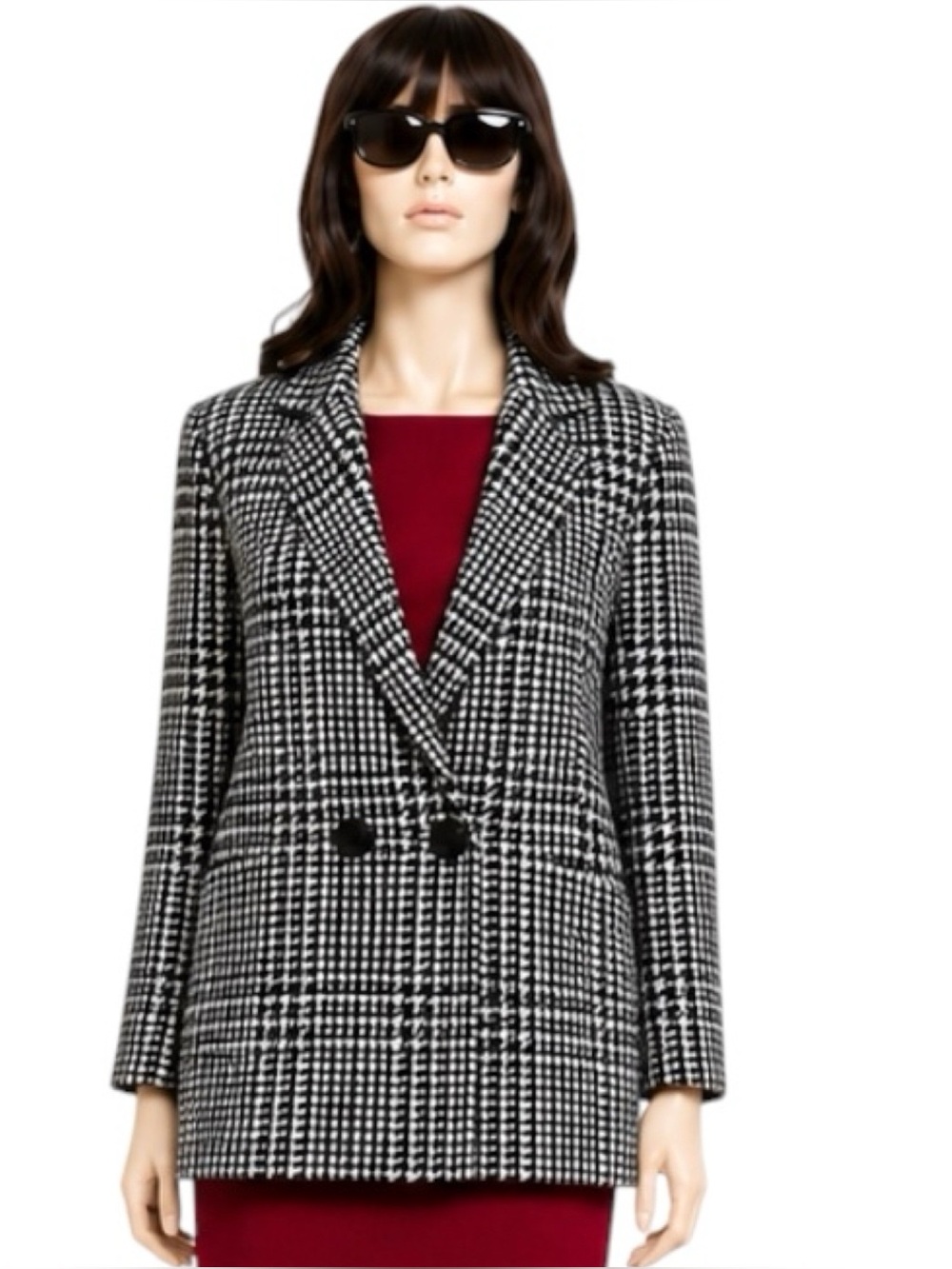 Talbot Black and White Houndstooth Size 4 Jacket